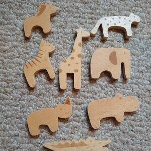 Bloomingville Wooden Safari Animals